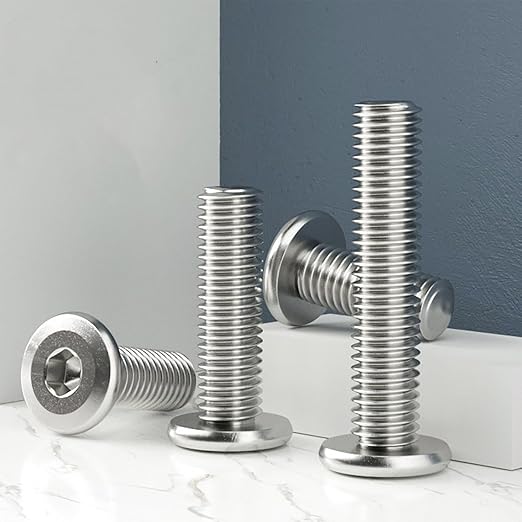 5/16-18 x 1" (20 Pack) Flat Head Hex Socket Cap Screws Bolts, 304 Stainless Steel 18-8, Hex Drive, Bright Finish, Fully Machine Thread