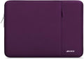 MOSISO Laptop Case 13 inch, 13 inch Laptop Sleeve Compatible with MacBook Air M4 M3 M2 M1 2025-2018 / Pro M2 M1 2025-2016, Polyester Vertical Computer Sleeve Bag with Pocket, Magenta Purple