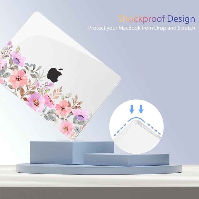 Teryeefi for 2024 2023 2021 MacBook Pro 14 inch Case M4/M3/M2/M1, Plastic Hard - Image 7