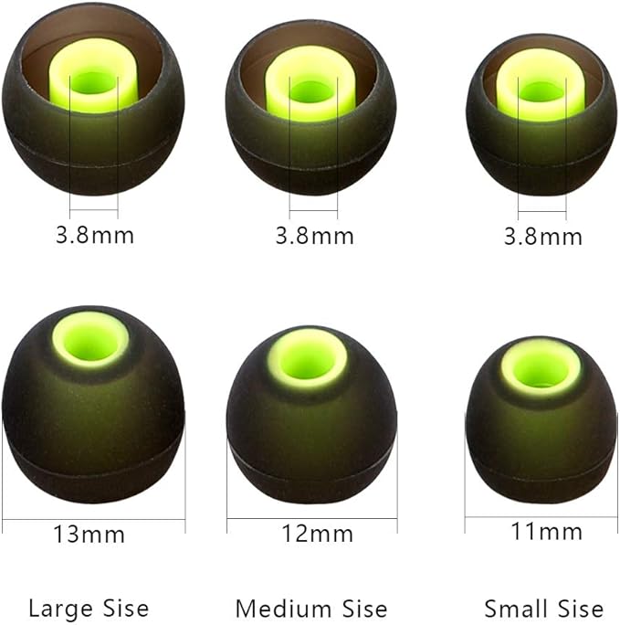 Earbud Tips Earbuds Replacement Tips Ear Tips Earbuds Eartips Eargels 9 Pairs - Image 5