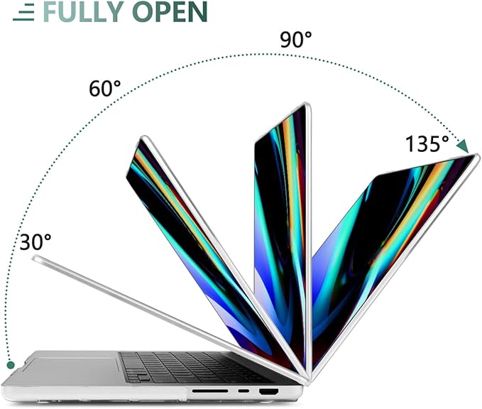 DONGKE for M4 MacBook Pro 16 Inch Case 2024 2023 2021 A3403 A3186 M3 A2991 M2 A2780 M1 A2485 Pro/Max Chip, Plastic Hard Shell Case & Keyboard Cover for Mac Pro 16 with Touch ID, Daisy Flowers