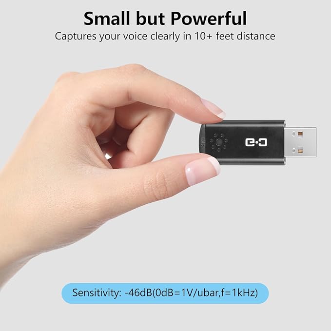 USB Microphone for Laptop and Desktop Computer, High Sensitivity for Clear Call - Image 4