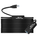 50FT USB 3.0 Extension Cable,Active Type A-Male to A-Female Extender Cord, 2 Signal Boosters,Compatible Oculus Quest 2/3 VR,Printer, Webcam,Xbox, PS4 and More,