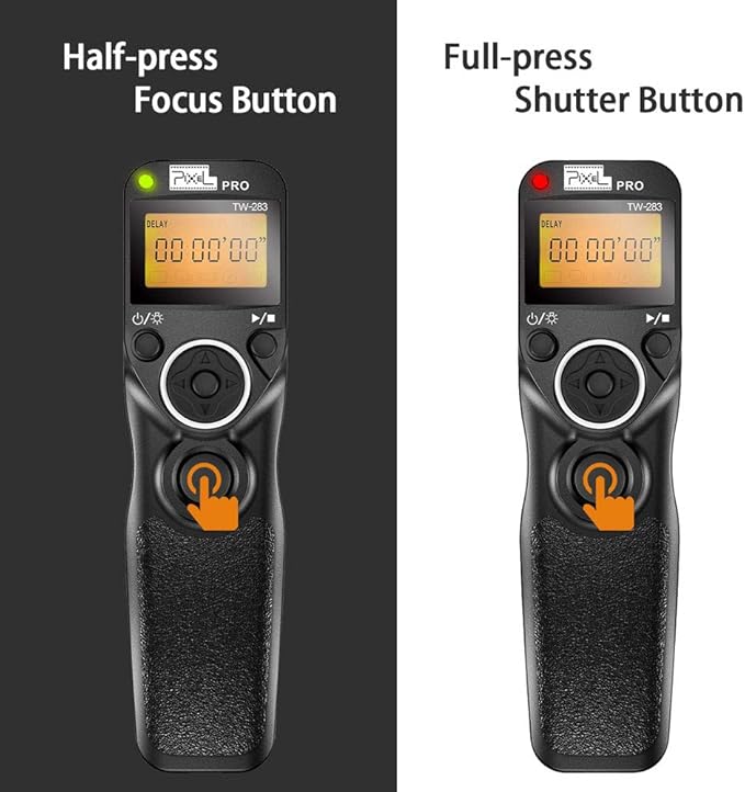 Wireless Remote Shutter Release Cable Wired Timer Remote Control TW-283DC0 Compatible for Nikon D850 D810 D800 D700 D500 D300 D300s D200 D40s D800E D810A D1X D2H D3X D1 D2 D3 D3s D4 D5 D4s F5 F6 F100