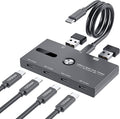 10Gbps USB C Hub, 6 Ports Type C Splitter, USB-A/C to USB C/A Adapter for PC, Laptop, MacBook Pro/Air, iMac, Surface Pro, Chromebook, Etc(HUB ONLY, Not Support Charging/Monitor)