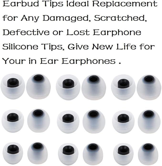 Earbuds Replacement Tips Silicone Earbud Tips Ear Gels Fit - Image 5