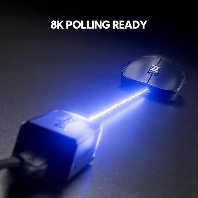Pulsar Gaming Gears X2A v3 ES Wireless Gaming Mouse, Ultra Lightweight, Optical Switch, 32000 DPI, 750 IPS, XS-1 Sensor, 8k Compatible (Mini, Black)