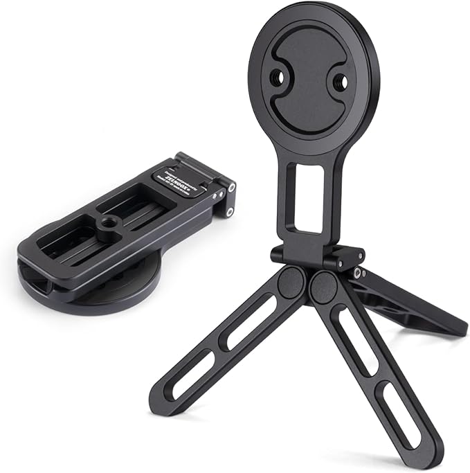 for MagSafe Pocket Tripod Stand – Magnetic Phone Stand for iPhone 16/15/14/13/12 Series | Adjustable Angle, 20 N52 Strong Magnets, Full Metal Build, Foldable & Mag Case Compatible