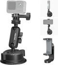 Suction Cup Mount for Car Camera Mounts for Go Pro Car Mount Windshield Mount Phone Holder for Insta 360 Accessories