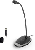 CMTECK USB Computer Microphone, Plug &Play Desktop Omnidirectional Condenser PC by CMTECK