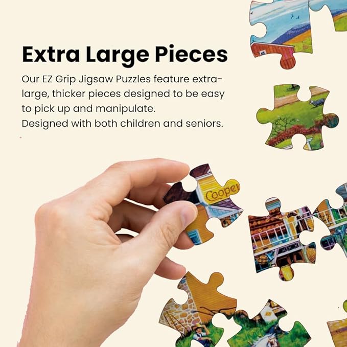 MasterPieces 500 Piece EZ Grip Jigsaw Puzzle for Adults, Family, Or Youth - Cooper's Corner - 19.25"x26.75"