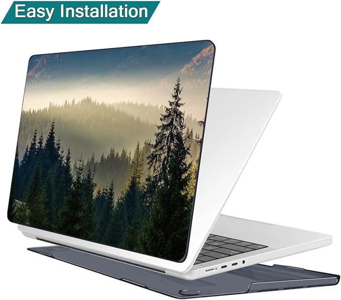 Teryeefi for MacBook Pro 14 inch Case M4 M3 M2 M1 2024 2023 2021, Hard Shell - Image 5