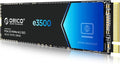 ORICO 2TB M.2 NVMe SSD, PCIe Gen3x4 M2 2280 SSD, Up to 3600MB/s Read & 2400MB/s Write, 3D NAND Flash Internal Solid State Drive with SLC Cache, Compatible with Laptops PC Desktops-e3500