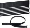 36 inch Cable Strap with Buckle - 16 PACK Hook and Loop Fastening Straps - Adjustable Nylon Extend Securing Strap
