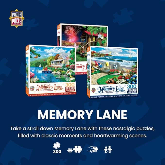 Masterpieces 300 Piece EZ Grip Jigsaw Puzzle - Harvest Breeze - 18"x24"