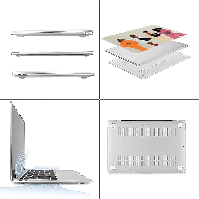 Compatible with MacBook Air 13.3 13.6 Inch Case 2022 2021 2020 2019 Plastic Hard Shell Case Cover,13.6 Air (A2681) M2 2022, Beautiful Women