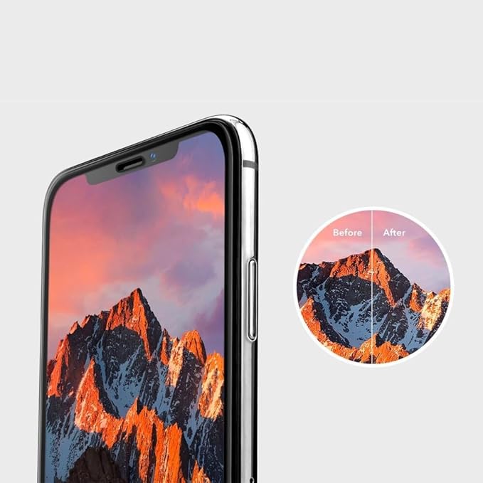 CASETiFY Impact HD Screen Protector [Strengthened 9H aluminosilicate Glass, applicator Included] for iPhone 15 Pro