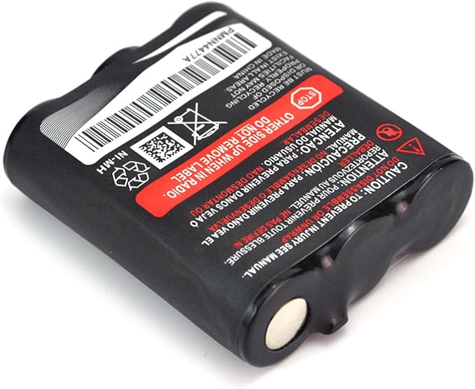 (2-Pack) 3.6V 800mAh Ni-MH Battery Replacement for Motorola PMNN4477AR T200 T400 T500 T800 T600 T62 T82 T92 T260 T265 T801 T460 T465 T480 Walkie Talkies