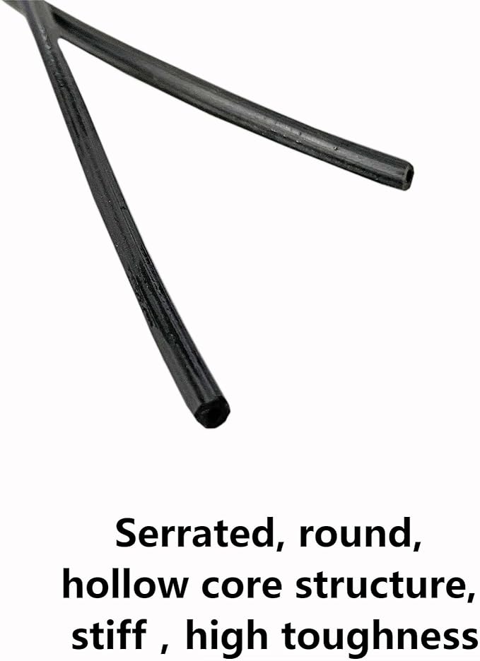FLYZZZ Window Screen Spline, 0.175" x 100' Screen Spline, Round, Black, Suit for 0.173''-0.185'' Groove, Repair Rubber Cord for Replacing & Installing Window Door Patio Screens