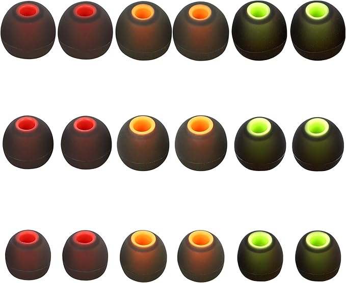 Silicone Replacement Earbud Covers Fit Most in-Ear Earbuds Headphone Ear Tips 9 by Unknown
