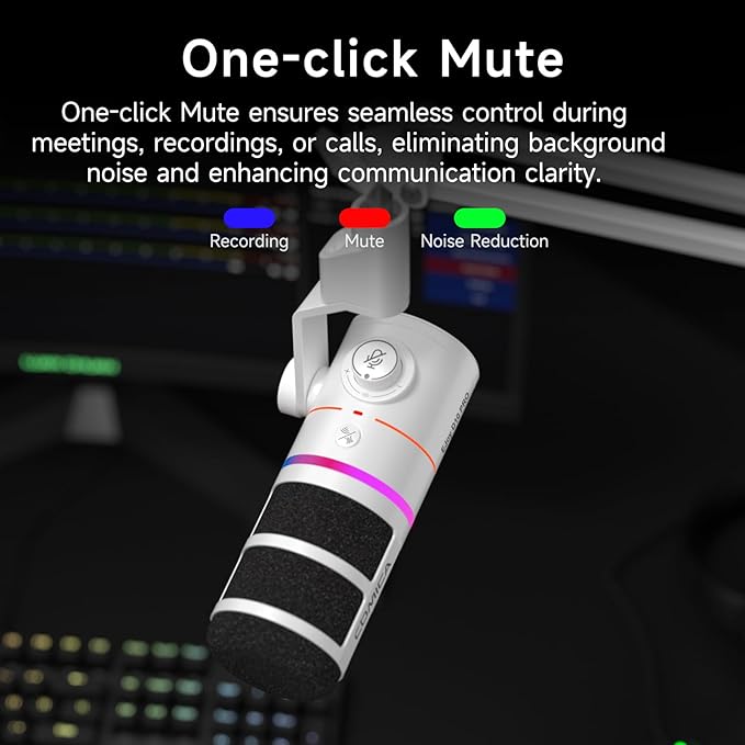 EJoy D10 PRO USB Wireless Gaming Microphone – Boom Arm Mic - Image 8