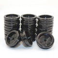 1 Inch Rubber Grommets for Wiring, 1 Inch Drill Hole 7/8 Inch ID, Firewall Grommets Automotive Cable Cords Hoses Protection, Double-Sided Rubber Plugs for Round Holes, 18 Pcs, 22x25 mm