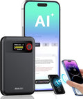 AI Voice Recorder with Transcribe Summarize: Note Voice Recorder with APP Control, 30H Continuous Recording, 64GB Memory Support 100+ Languages, AI Recorder for Calls, Lectures, Meetings