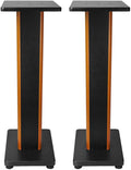 Rockville 28" 2-Tone Bookshelf Speaker Stands Surround Sound Home Theater (RHT28C)