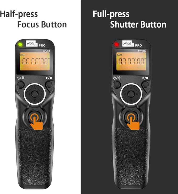 Remote Shutter Release Compatible for Sony, PIXEL TW-283 S1 Wireless Remote Release Cable Timer Remote Control Compatible for Sony Cameras