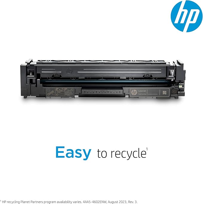 HP 202X Black High-yield Toner Cartridge ,Works with HP Color LaserJet Pro M254, HP Color LaserJet Pro MFP M281 Series CF500X