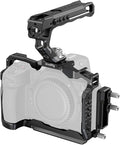 SmallRig Z6 III Camera Cage Kit for Nikon Z6 III, with Top Handle and Cable Clamp, Aluminum Alloy Camera Full Cage Kit with Anti-Twist Design, Built-in Quick Release Plate for Arca-Swiss - 4520