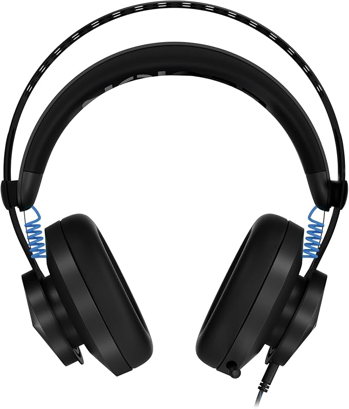 Lenovo Legion H300 Stereo Gaming Headset, Noise-Cancelling Mic, Memory Foam & PU Leather Earcups, Stainless Steel Headband, PC, PS4, Xbox One, Nintendo Switch, Mac, GXD0T69863, Black