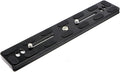 PU-200 200mm Universal Lengthened Quick Release Plate Slide Rail with D-Ring Screw for Tripod Ball Head DSLR Camera, Arca-Swiss Compatible