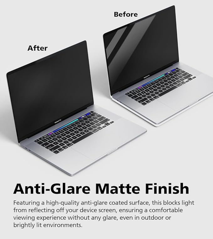Magnetic Privacy Screen Protector for MacBook Air 13.6 Inch (2024 M3), Removable Anti Glare Anti Blue Light Anti Spy Screen Filter
