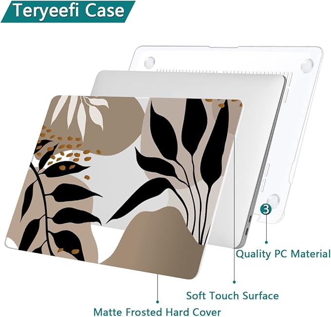 Teryeefi Compatible with MacBook Pro 13 inch Case 2020 2021 2022 2016-2019 - Image 5