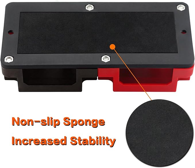 600A 48V Bus Bar Box 4 Stud (3/8 inch) M10 High Current Tin Plated Copper Distribution Block Positive Negative Independent Modules Electrical Battery Ground Buss Bar with Cover for RV Marine