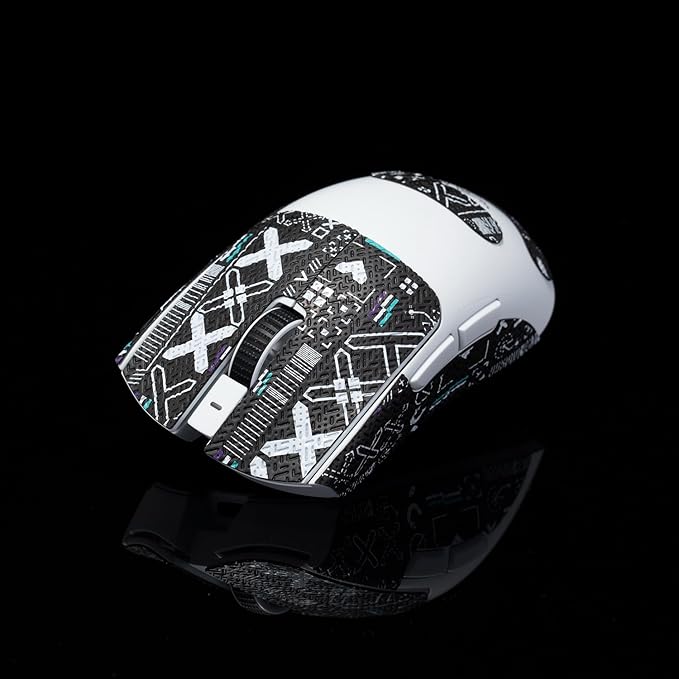 Grip Tape for Razer Viper V3 Pro - Anti-Slip,Enhanced Control, Sweat Resistance,Improves FPS Gaming Grip & Mouse Protection [Pre-Cut] Printsteam Red