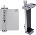 NICEYRIG Tablet Tripod Mount Aluminum Holder for iPad mini 8.3'' 7.9'', iPad Air, iPad Pro, 130mm - 223mm Adjustable Mounting Clamp with Double Locking Points, Quick Release Plate for Arca-style - 616