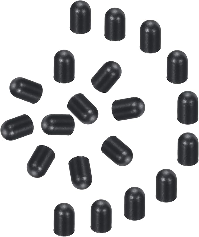 MECCANIXITY 40Pcs Replacement Stylus Pen Tips 4.5mm Conductive Capacitive Touch Screen Pens Tips Silicone Rubber, Black