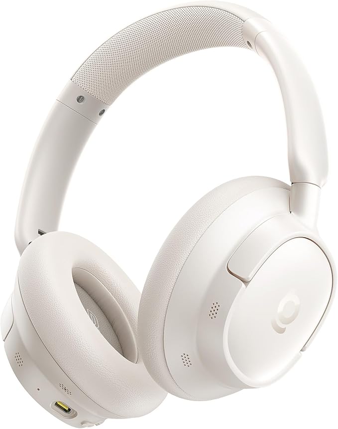 Baseus Bass BH1 NC Adaptive Active Noise Cancelling Headphones, Real-Time Adaptive Hybrid ANC, SuperBass 2.0, LDAC Hi-Res Sound, 80H Playtime, 5-Mic AI Clear Calls, Comfortable Fit, Bluetooth 6.0