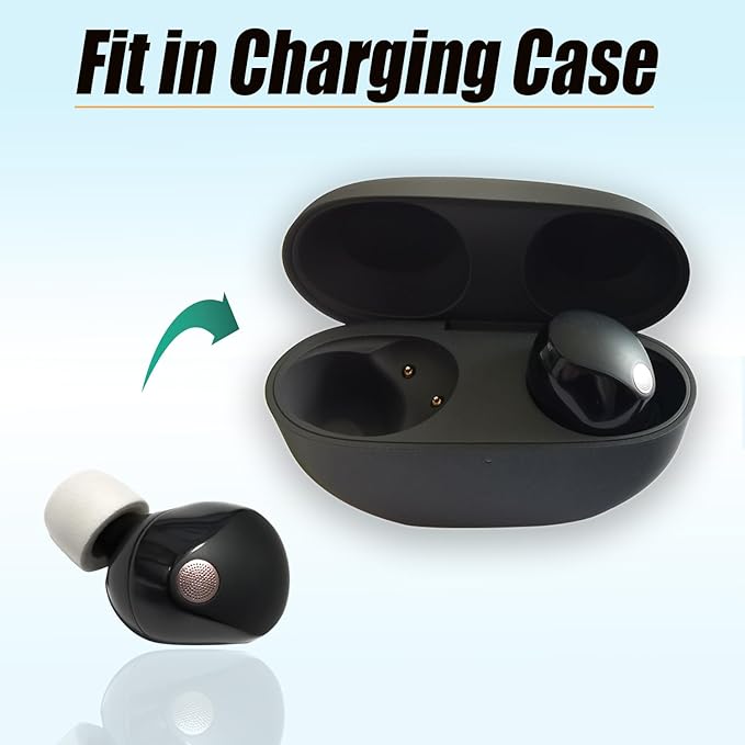 Memory Foam Earbuds Tips for Sony WF-1000XM5 Filter Screen Foam Ear Tips for - Image 4