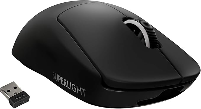 Logitech G Pro X Wired Gaming Headset + G PRO X Superlight Wireless Gaming Mouse - Black