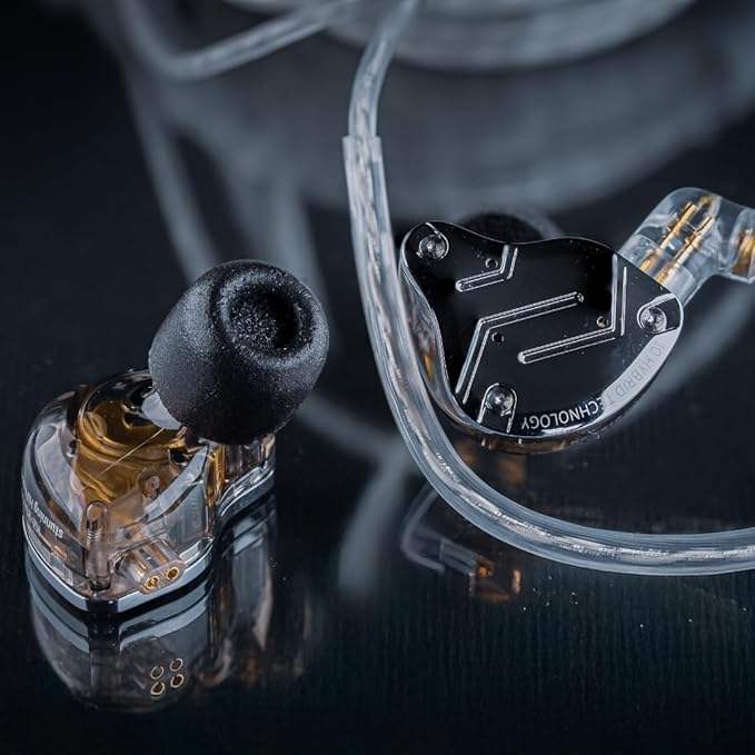 Comply 500 Core Series | Memory Foam Replacement IEM Ear Tips for KZ, Moondrop, FiiO Sennheiser & More | Superior Noise Isolation, Ultimate Comfort, Secure Fit | Oval, Black, Small (3 Pairs)