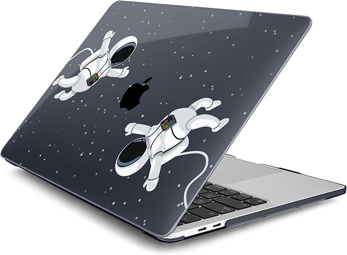 Batianda Case for M1 MacBook Air 13 Inch Model A2337 A2179 A1932 2021 2020 2019 Release,3D Painted Creative Series Design Hard Shell with Keyboard Cover & Screen Protector, Cosmonaut
