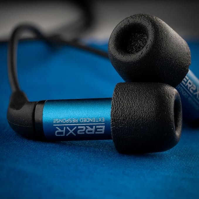 Comply 100 Core Series | Memory Foam Replacement IEM Ear Tips for Etymotic, Westone, Klipsch & More | Superior Noise Isolation, Ultimate Comfort, Secure Fit | Round, Black, Medium (3 Pairs)