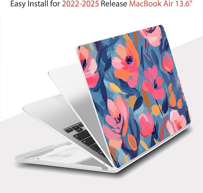 Teryeefi Compatible for 2022-2024 2025 MacBook Air 13.6 inch Case M4 A3240 / M3 - Image 5