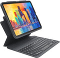 ZAGG Pro Keys Detachable Case and Wireless Keyboard for Apple iPad 11" (A16)/ 10.9 10th GEN, Multi-Device Bluetooth Pairing, Backlit Keyboard, Apple Pencil Holder, 6.6ft Drop Protection, Lightweight