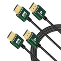 Thin HDMI to HDMI Cable 3.3FT 2 Pack, Ultra Slim & Flexible HDMI Cord Supports High Speed 4K@60Hz 18gbps 2160p 1080p