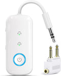 Premium Pro Bluetooth 5.4 Transmitter Receiver,Airplane Audio Adapter,Wireless Transmitter for TV/Travel Flight,Airline,Gym.Supports to 2 AirPods/Headphones,Bluetooth Receiver for Car/Home Stereo