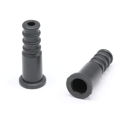 THE CIMPLE CO Coaxial Cable Weather RG6 Connectors RG59 Ends Coaxial Boots - Weatherproof (Black) - Pack of 25